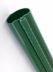 Sloupek s montážní lištou 1700/48, ZN+PVC zelený